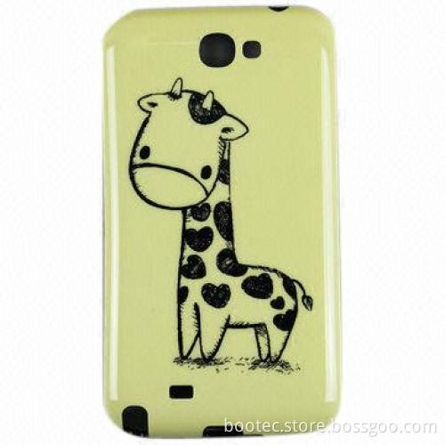 Cartoon ABS Hard Case for Samsung Note 2, IMD/IML Technology, Customized Designs Welcomed